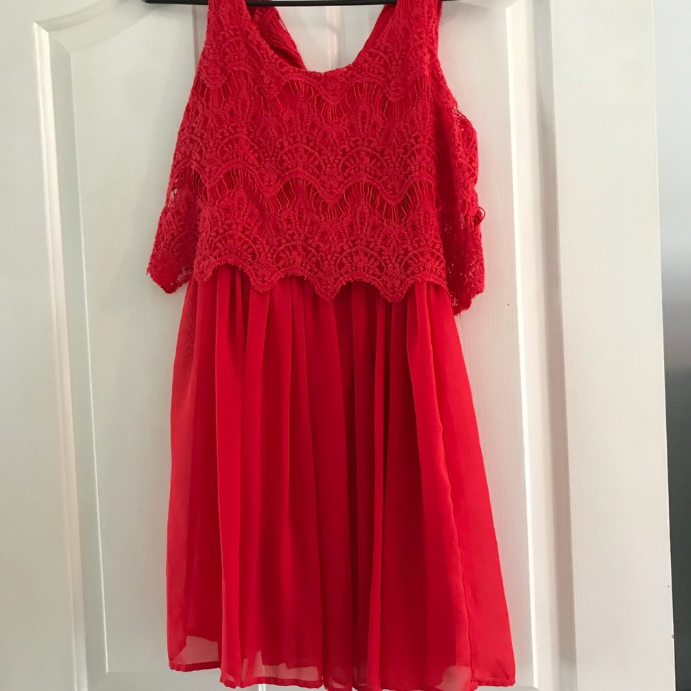 Red cocktail dress, size small